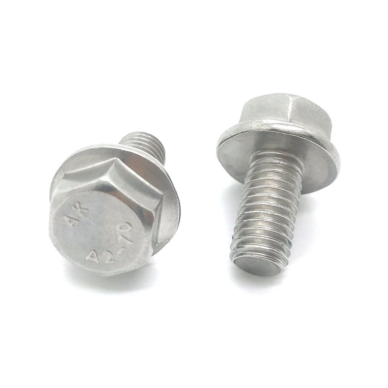 Bu lông mặt bích lục giác DIN6921 không có răng cưa