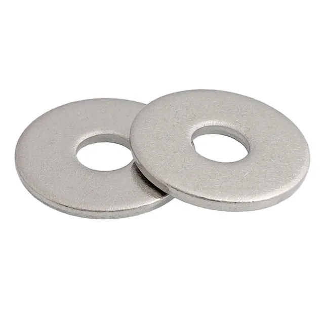 Thép không gỉ DIN9021 Máy giặt đồng bằng lớn